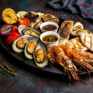 the naga signature seafood platter
